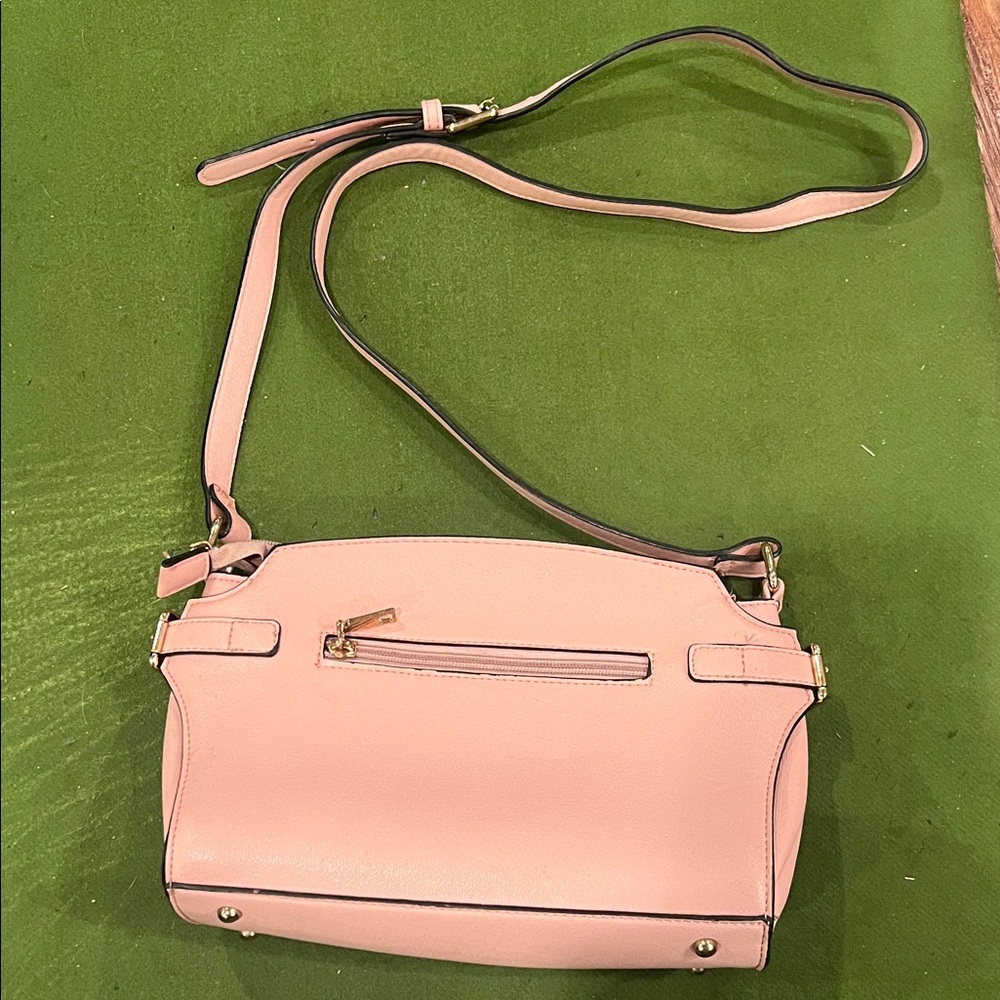 Elegant Pink Crossbody Bag